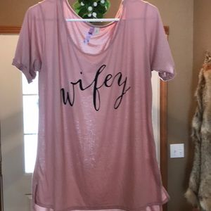 Wifey shirt